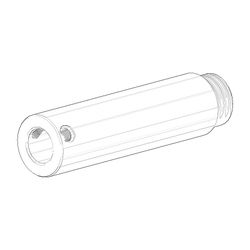Dornbracht Anschluss, 18x70mm, Weiß matt, 091110083-10... DORNBRACHT-091110083-10 4029011637667 (Abb. 1)