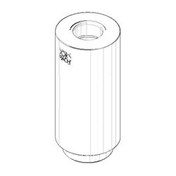 Dornbracht Anschluss, 35x79mm, Platin gebürstet, 09111008810-06... DORNBRACHT-09111008810-06 4029011566417 (Abb. 1)