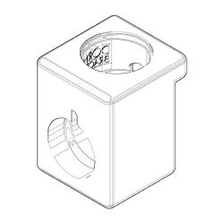 Dornbracht Wandwinkel-EPS-Körper für Bausatzvormontage, 40x52x43mm, 09111103690... DORNBRACHT-09111103690 4029011509421 (Abb. 1)