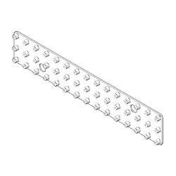 Dornbracht Einsatz Strahlmatte für WaterBar, 219x39x6mm, 09120107690... DORNBRACHT-09120107690 4029011561474 (Abb. 1)