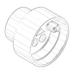 Dornbracht Gehäuse, 80x65mm, Chrom, 091205020-00... DORNBRACHT-091205020-00 4029011376429 (Abb. 1)