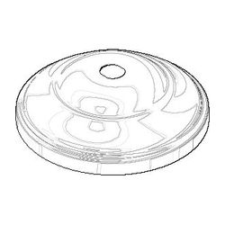 Dornbracht Haube Ersatzteile 091205038 198x61mm chrom... DORNBRACHT-091205038-00 4029011441271 (Abb. 1)