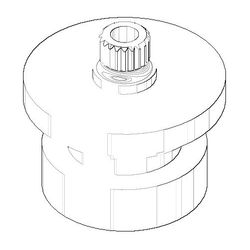 Dornbracht Rastbuchsenaufnahme Ersatzteile 091212009 30x27mm chrom... DORNBRACHT-091212009-00 4029011375255 (Abb. 1)