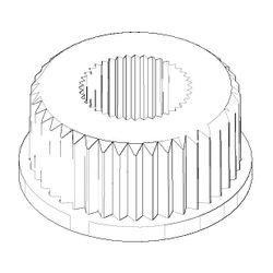 Dornbracht Rastbuchse, 26,5x12mm, 09121203090... DORNBRACHT-09121203090 4029011343186 (Abb. 1)