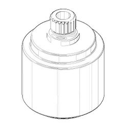 Dornbracht Rastbuchsenaufnahme, 24x30,2mm, Platin, 091212041-08... DORNBRACHT-091212041-08 4029011575945 (Abb. 1)