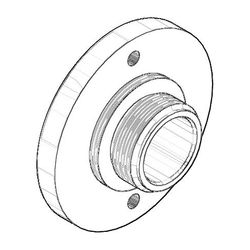 Dornbracht Rastbuchsenaufnahme, 34,5x15mm, Chrom, 091212053-00... DORNBRACHT-091212053-00 4029011603617 (Abb. 1)