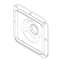 Dornbracht Aufnahme, 85x85x18mm, 09121220590... DORNBRACHT-09121220590 4029011504471 (Abb. 1)