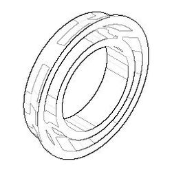 Dornbracht Dichtung, 26x15,5x5mm, 09140306590... DORNBRACHT-09140306590 4029011102165 (Abb. 1)
