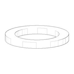 Dornbracht Dichtung, EPDM 70, 20,8x14,5x2mm, 09140500490... DORNBRACHT-09140500490 4029011365546 (Abb. 1)