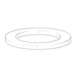 Dornbracht Dichtung, 48x33x3mm, 09140501390... DORNBRACHT-09140501390 4029011102363 (Abb. 1)