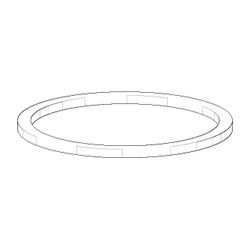 Dornbracht Dichtung aus EPDM 70, 49x43x2mm, 09140503790... DORNBRACHT-09140503790 4029011102585 (Abb. 1)