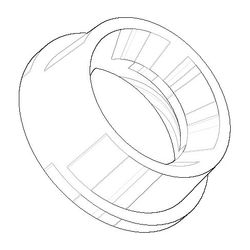 Dornbracht Dichtung für Ablaufgarnitur, 18x6,5mm, 09140504090... DORNBRACHT-09140504090 4029011331169 (Abb. 1)