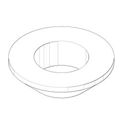Dornbracht Ring für Spiegelschraube, 10x3mm, 09141506190... DORNBRACHT-09141506190 4029011356735 (Abb. 1)