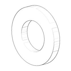 Dornbracht Dichtung für Vf 3110, 14,5x7,5x2mm, 09142000790... DORNBRACHT-09142000790 4029011104107 (Abb. 1)