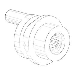 Dornbracht Umstellung Excenter, 22x48mm, 09150100290... DORNBRACHT-09150100290 4029011104381 (Abb. 1)