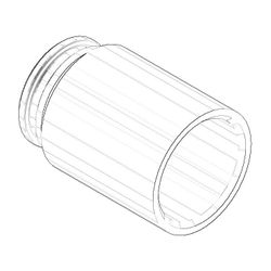 Dornbracht Hülse, 22x32mm, 09170119290... DORNBRACHT-09170119290 4029011647765 (Abb. 1)