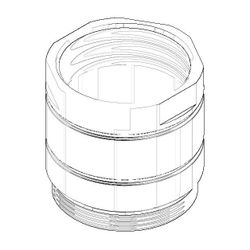 Dornbracht Hülse, 49x48mm, 09170120990... DORNBRACHT-09170120990 4029011680069 (Abb. 1)