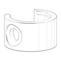 Dornbracht Handbrausehalter, 20x35x31mm, Chrom, 091720014-00... DORNBRACHT-091720014-00 4029011360930 (Abb. 1)