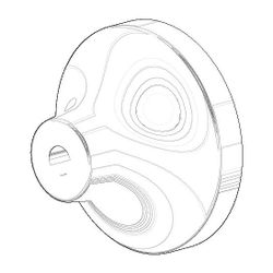 Dornbracht Halter, 66x40mm, Chrom, 091720016-00... DORNBRACHT-091720016-00 4029011360954 (Abb. 1)