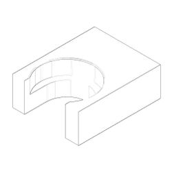 Dornbracht Halter für Kneippschlauch, 60x45x20mm, Chrom, 091720023-00... DORNBRACHT-091720023-00 4029011456725 (Abb. 1)