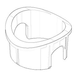 Dornbracht Haube/Hülse Ersatzteile 091840023... DORNBRACHT-09184002390 4029011109881 (Abb. 1)