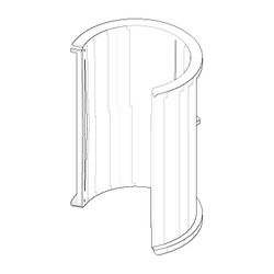 Dornbracht Handbrausehalter, 27,5x40,5mm, 09184007890... DORNBRACHT-09184007890 4029011492082 (Abb. 1)