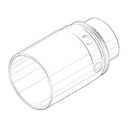 Dornbracht Hülse Ersatzteile 09184008110 39x63,5mm... DORNBRACHT-0918400811090 4029011566707 (Abb. 1)
