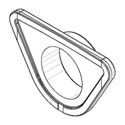 Dornbracht Befestigung, 89x58x18,5mm, 09184009090... DORNBRACHT-09184009090 4029011433047 (Abb. 1)