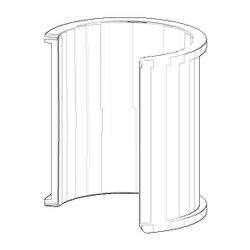 Dornbracht Hülse, 27,5x30mm, 09184011890... DORNBRACHT-09184011890 4029011524967 (Abb. 1)