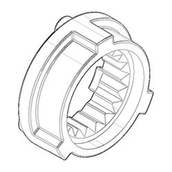 Dornbracht Befestigung Ersatzteile 091840168 20,80x8,5mm... DORNBRACHT-09184016890 4029011660900 (Abb. 1)