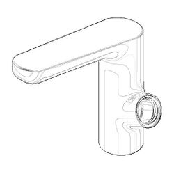 Dornbracht Körper ohne Ablaufgarnitur, Weiß matt, 091990002-10... DORNBRACHT-091990002-10 4029011623967 (Abb. 1)