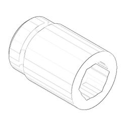 Dornbracht Griff, 8,5x12,5mm, Chrom, 092032044-00... DORNBRACHT-092032044-00 4029011366512 (Abb. 1)