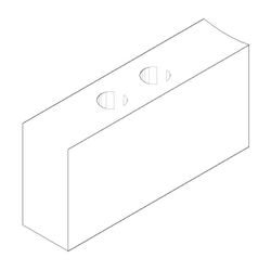Dornbracht Griff, 58x23mm, Chrom, 092033006-00... DORNBRACHT-092033006-00 4029011556777 (Abb. 1)