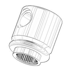 Dornbracht Griff, 24x29,5mm, Platin gebürstet, 092037002-06... DORNBRACHT-092037002-06 4029011577345 (Abb. 1)