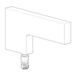 Dornbracht Griff für Spültisch Stand Ersatzteile 092068001 85x61x9mm chrom... DORNBRACHT-092068001-00 4029011475443 (Abb. 1)