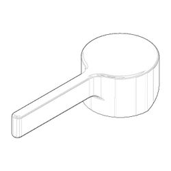 Dornbracht Griff, 46x29x111mm, Chrom, 092071001-00... DORNBRACHT-092071001-00 4029011452802 (Abb. 1)