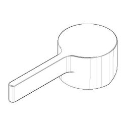 Dornbracht Griff, 52x34,5x122mm, Chrom, 092071045-00... DORNBRACHT-092071045-00 4029011471216 (Abb. 1)
