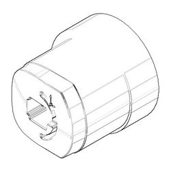Dornbracht Griff für Waschtisch Stand, 60x60x62mm, Chrom, 092072009-00... DORNBRACHT-092072009-00 4029011628986 (Abb. 1)