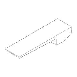 Dornbracht Griff für Waschtisch, 47x22x186mm, Champagne, 092073003-47... DORNBRACHT-092073003-47 4029011549571 (Abb. 1)