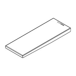Dornbracht Brausegriff für Wand, 45x8x125mm, Champagne, 092073048-47... DORNBRACHT-092073048-47 4029011536441 (Abb. 1)