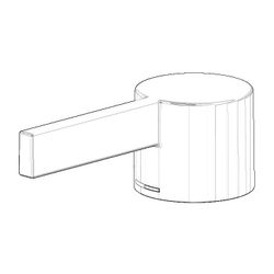 Dornbracht Griff, 47x40x116,5mm, Dark Platinum gebürstet, 092076001-99... DORNBRACHT-092076001-99 4029011903212 (Abb. 1)