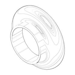 Dornbracht Griff, 19x6mm, Platin gebürstet, 092082001-06... DORNBRACHT-092082001-06 4029011364051 (Abb. 1)