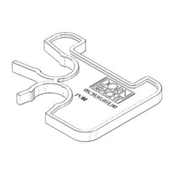 Dornbracht Befestigung, 43x35x3,5mm, 09209305190... DORNBRACHT-09209305190 4029011459450 (Abb. 1)
