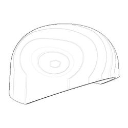 Dornbracht Griff Ersatzteile 092094043 52x32,5mm chrom... DORNBRACHT-092094043-00 4029011426681 (Abb. 1)