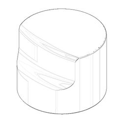 Dornbracht Griff, 43x32mm, Weiß matt, 092096009-10... DORNBRACHT-092096009-10 4029011637513 (Abb. 1)