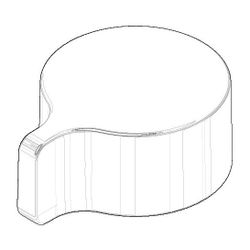 Dornbracht Griff, 60x24,50mm, Chrom, 092096022-00... DORNBRACHT-092096022-00 4029011671562 (Abb. 1)