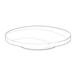 Dornbracht Abdeckung für Zwei-Drei-Wegeumstellung, 47x12mm, Messing 23kt Gold,... DORNBRACHT-092097015-09 4029011602078 (Abb. 1)