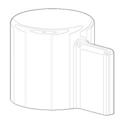 Dornbracht Griff mit Nase, 25x25mm, Platin gebürstet, 092098002-06... DORNBRACHT-092098002-06 4029011523892 (Abb. 1)