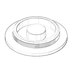 Dornbracht Abdeckung, 39,5x7mm, Chrom, 092102004-00... DORNBRACHT-092102004-00 4029011687358 (Abb. 1)