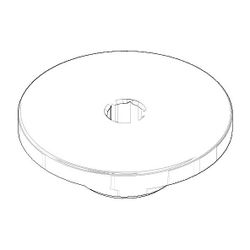 Dornbracht Abdeckung, 32x11mm, Platin gebürstet, 092102028-06... DORNBRACHT-092102028-06 4029011605888 (Abb. 1)